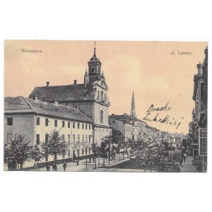 Warszawa ul. Leszno [pocztówka przed 1914]
