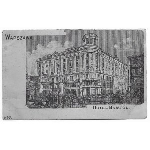 Warsaw Bristol Hotel [postcard ca 1914].