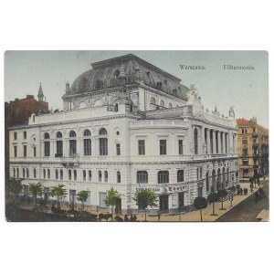 Warszawa Filharmonja [pocztówka ca 1920]