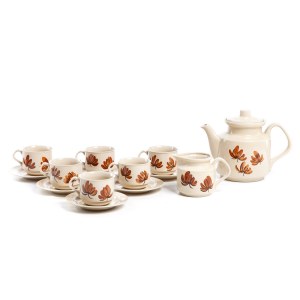 Adam SADULSKI (1934 - 2010), Topaz coffee service, Mirostowickie Zakłady Ceramiczne