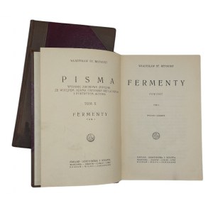 Reymont Ferments, Bd. 1-2, [1924].