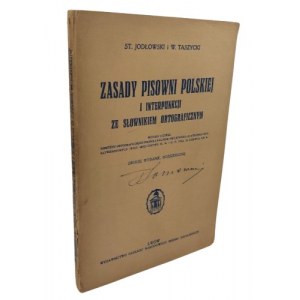 St. Jodłowski, W. Taszycki Zasady pisowni polskiej i interpunkcji, 1936 r.