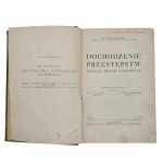 Edmond Locard - Verbrechensaufklärung nach wissenschaftlichen Methoden, 1937