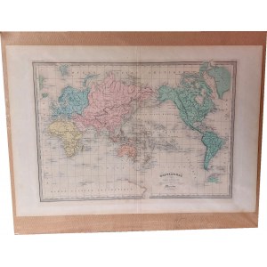 Mapa świata, [1880]