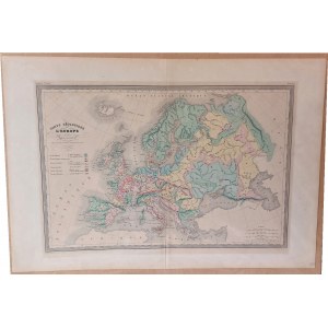Mapa geologiczna Europy, [1880 r.]