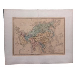 Mapa Azji, [1880 r.]
