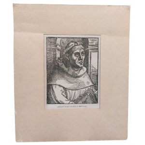 Marcin Luter jako mnich augustiański w habicie, drzeworyt [1810]