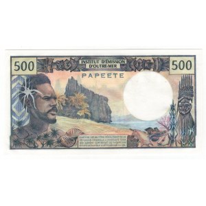 French Pacific Territories 500 Francs 1970 - 1992 (ND)