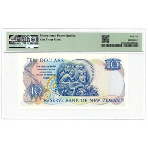 New Zealand 10 Dollars 1990 PMG 65 EPQ Gem UNC