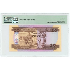 Solomon Islands 20 Dollars 1986 PMG 66EPQ Gem UNC