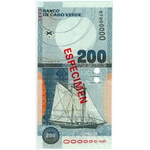 Cabo Verde 100 Escudos 2005 Specimen