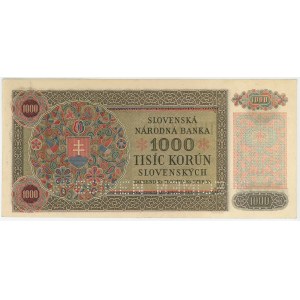 Slovakia 1000 Korun 1940 Specimen