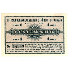 Germany - Empire Strohen Kr. Sulingen 1 Mark 1917 (ND) Camp for POW officers