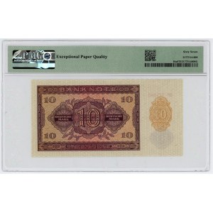 Germany - DDR 10 Deutsche Mark 1955 PMG 67 EPQ