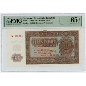 Germany - DDR 100 Deutsche Mark 1955 PMG 65 EPQ