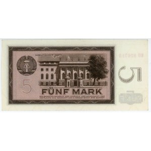 Germany - DDR 5 Deutsche Mark 1964
