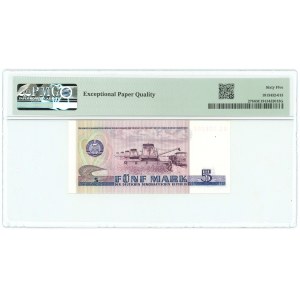 Germany - DDR 5 Deutsche Mark 1975 (1987) (ND) PMG 65 EPQ Gem UNC