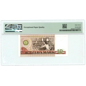 Germany - DDR 10 Deutsche Mark 1971 (1985) (ND) PMG 67 EPQ Superb Gem UNC