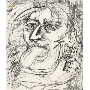 Edward DWURNIK (1943-2018), An artist's tongue (1985)