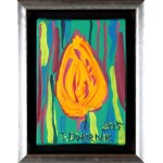 Edward DWURNIK (1943-2018), Yellow tulip (2015)