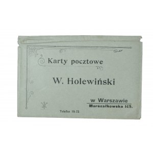 Koperta reklamowa KARTY POCZTOWE W. Holewiński w Warszawie Marszałkowska 145