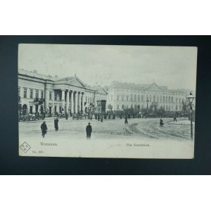 WARSZAWA - Plac Krasińskich , obieg, A.K.W.