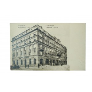 KRAKÓW - Hotel Francuski , obieg, 1933r.