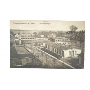 BIEDRUSKO - Truppenübungsplatz Posen , Nördliches Barackenlager / północne baraki, obieg, 1913r.