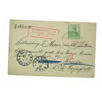 TUCZNO - Kantine des Zuckerfabrik / Stołówka cukrowni w Tucznie, obieg, długi adres, 1904r., wyd. A. Freudenthal