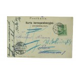 ANDRIOLLI pinx Pan Tadeusz, Niedźwiedź, Mospanie!, obieg, 1901r., długi adres, wyd. Piller i Sp. we Lwowie