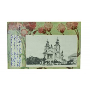 POZNAŃ - Tum w Poznaniu , Katedra, obieg, długi adres, 1901r., wyd. Antoni Rose
