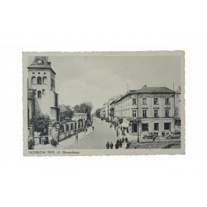 PIOTRKÓW TRYBUNALSKI - ulica Słowackiego , obieg, 1937r.