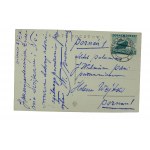 PIOTRKÓW TRYBUNALSKI - Sąd Okręgowy , dorożki, fot. K. Jankowski, obieg, 1936r.,