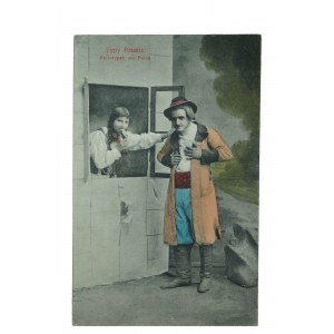 Typy polskie - Volkstypen aus Polen, obieg, 1916r., wyd. A.B.L. 521/3
