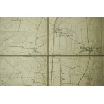 KOŹMIN WIELKOPOLSKI / Koschmin - mapa na płótnie [1911r.], skala 1: 25.000, f. 48 x 49cm, na podstawie mapy z 1887r., z poprawkami z 1911r.
