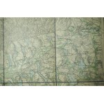 MIĘDZYCHÓD / Birnbaum - mapa na płótnie [1895r.], skala 1: 100.000, f. 36 x 32,5cm