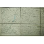 CZERNIEJEWO / Schwarzenau - mapa na płótnie [1911r.], skala 1: 25.000, f. 47 x 49,5cm na podstawie mapy z 1887r. z poprawkami z 1911 roku