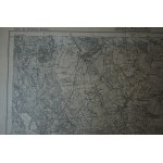 TRZCIEL - Tirschtiegel , Karte des Deutschen Reiches, skala 1: 100.000, f. 43 x 37,5cm, na podstawie mapy z 1891r. ze zmianami, 1896r.