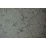 CZERMIN , mapa, skala 1: 25.000, f. 56,5 x 60cm, na podstawie mapy z 1887r. ze zmianami, 1911r.