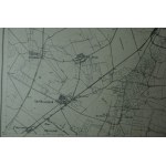 CZEMPIŃ - Czempin , mapa, skala 1: 25.000, f. 56,5 x 60cm, na podstawie mapy z 1890r. ze zmianami, 1917r.