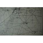 CZEMPIŃ - Czempin , mapa, skala 1: 25.000, f. 56,5 x 60cm, na podstawie mapy z 1890r. ze zmianami, 1917r.