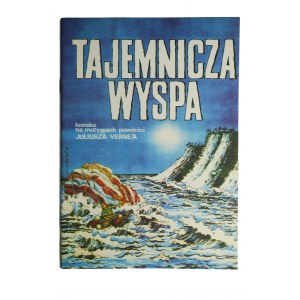 TAJEMNICZA WYSPA komiks na motywach powieści Juliusza Verne'a, rys. Atilla Fazekas, KAW 1990r., wydanie I