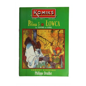 KOMIKS zeszyt 5 / 1991, zeszyt 11, Pelissa 3 - Łowca, rysunki: Regis Loisel, Prószyński i Spółka, Warszawa 1991r., wydanie I,