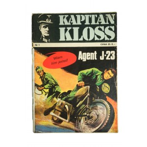 KAPITAN KLOSS nr 1 Agent J-23, Sport i Turystyka 1971r., wydanie I