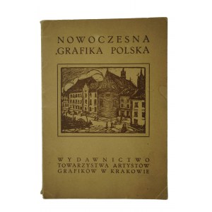 Moderne polnische Grafik, Verkaufskatalog - Gesellschaft der Grafiker in Krakau, Krakau 1938. [BS]