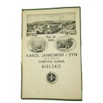 JANKOWSKI i SYN - Katalog reklamowy z próbkami materiałów firmy Karol Jankowski i Syn, Fabryka Sukna, Bielsko