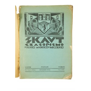 [Harcerstwo] SKAUT czasopismo polskiej młodzieży harcerskiej, nr 1 - 10 [styczeń - listopad 1932r.]