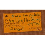 Ewa Kuryluk (ur. 1946, Kraków), Autoportret z papierosem (W samochodzie I), 1975