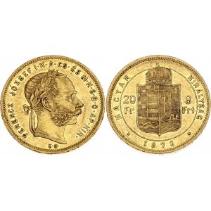 Hungary 20 Francs / 8 Forint 1872 KB