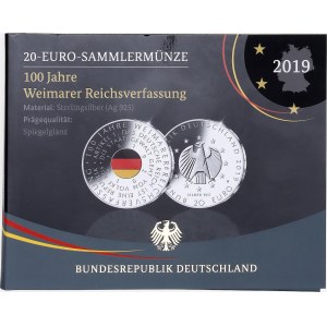 Germany - FRG 20 Euro 2019 A